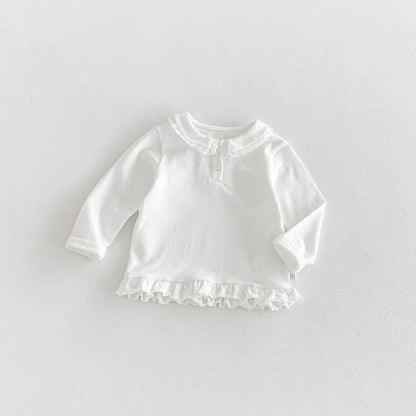 【BABY&KID】丸襟長袖トップスSK106616