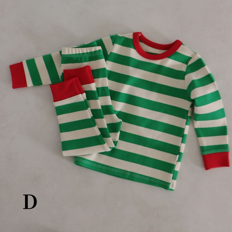 【BABY】ボーダーロンパースorTシャツ&レギンスSK101542