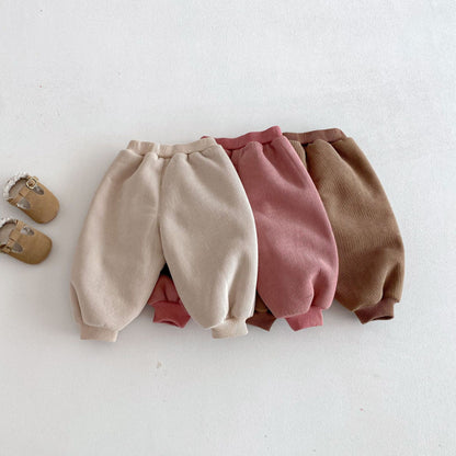 【BABY&KID】冬新作らくがき風あったかパンツSK103027