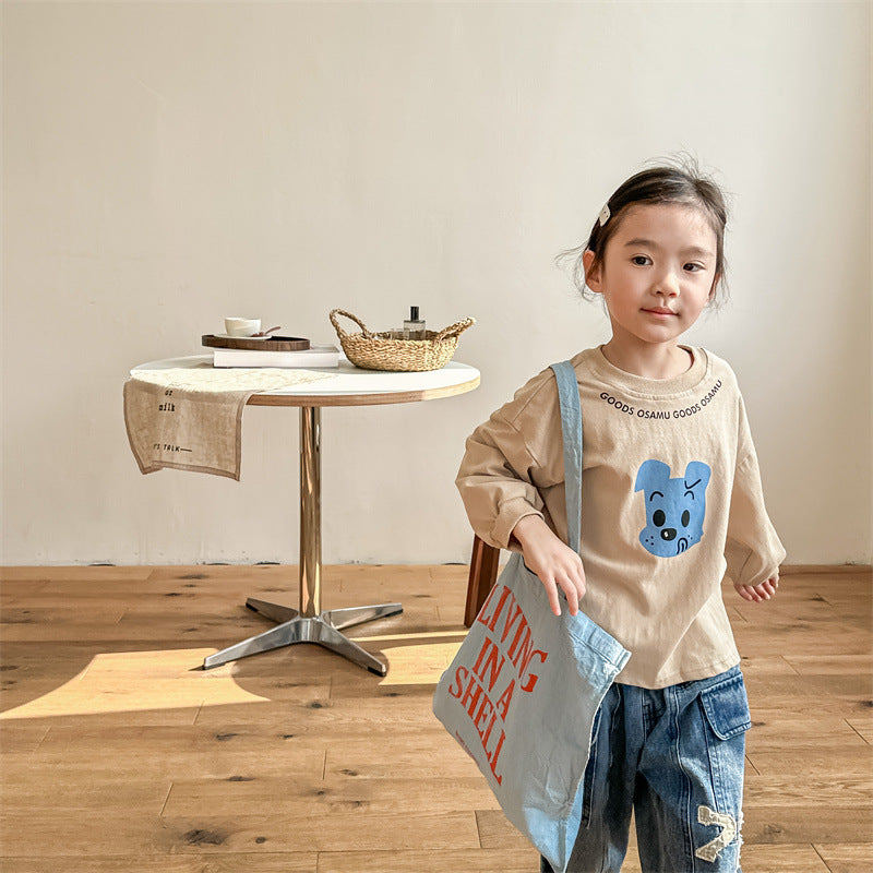 【BABY&KID】韓国風カートゥーン柄スウェットSK100831