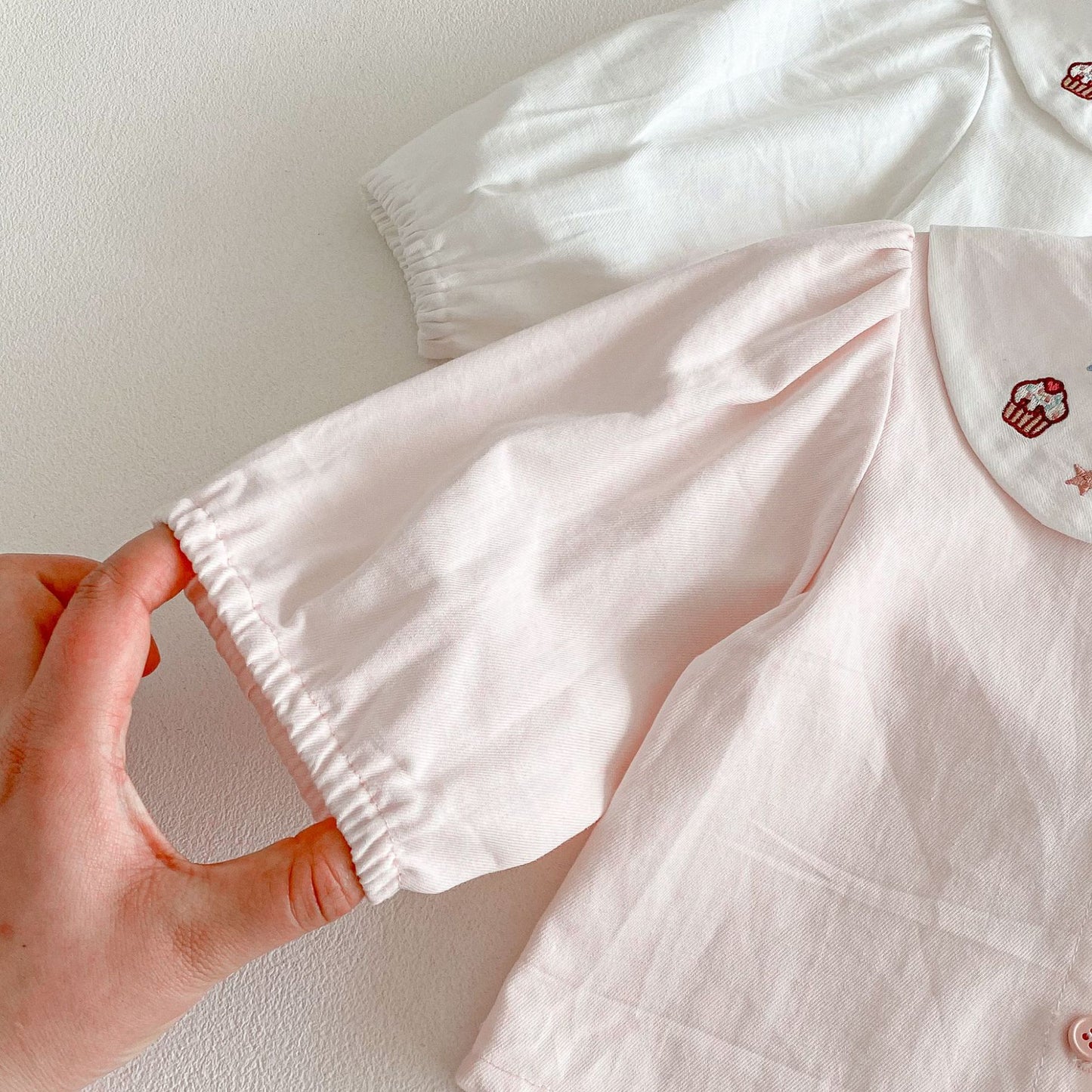 【BABY&KID】ねこ刺繍シャツSK103516