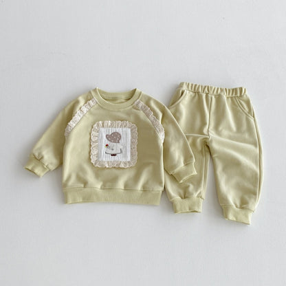 【BABY&KID】レースフリルセットアップSK092715