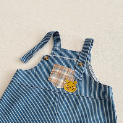 【BABY&KID】カートゥーンストライプサロペットSK104318