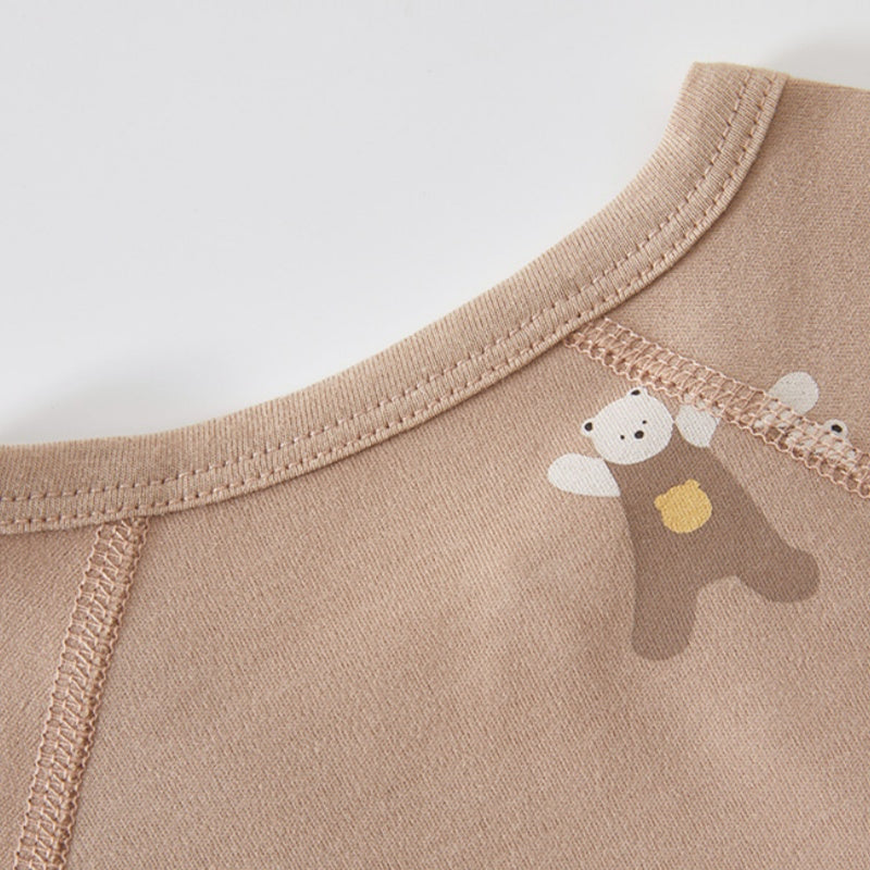 【BABY】北欧風アニマル柄綿カバーオールSK102620