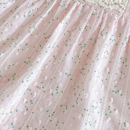 【BABY&KID】夏新作フリルスリーブ小花柄セットアップSK105604