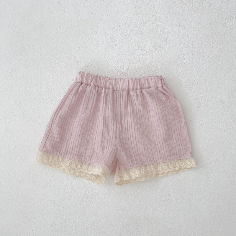 【BABY&KID】夏新作 花柄キャミソール＆ショートパンツセットアップSK071928