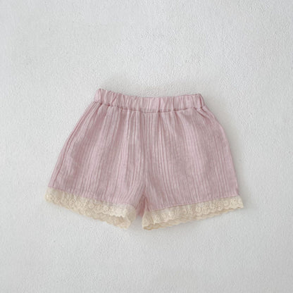 【BABY&KID】夏新作 花柄キャミソール＆ショートパンツセットアップSK071928