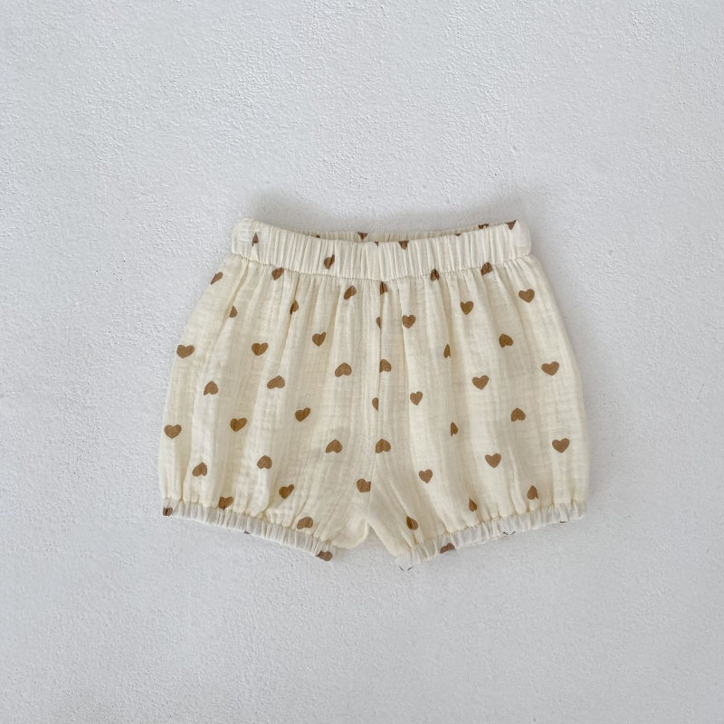 【BABY&KID】夏新作 ハートプリントセットアップ、ワンピースSK104929