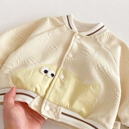 【BABY&KID】韓国風おさかな柄スタジャンSK103504