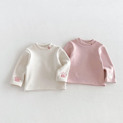 【BABY&KID】カートゥーン裏起毛ワンピース、トップス、レギンスSK108119