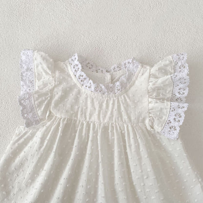 【BABY&KID】夏新作 ガーリーフリル袖セットアップSK081606