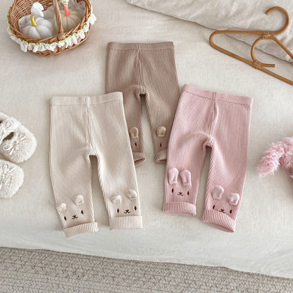 【BABY&KID】冬新作キャラクター刺繍レギンスSK102536