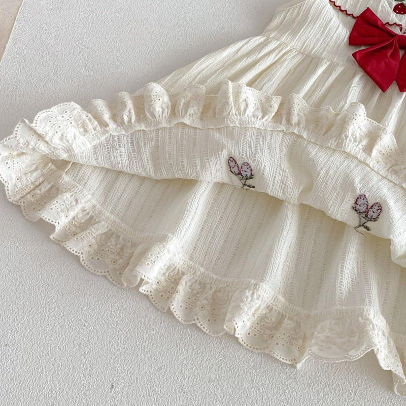 【BABY&KID】夏新作 いちごチェックワンピースSK105210
