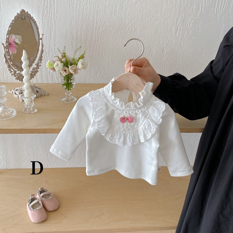 【BABY】レースフリル付きTシャツSK092422