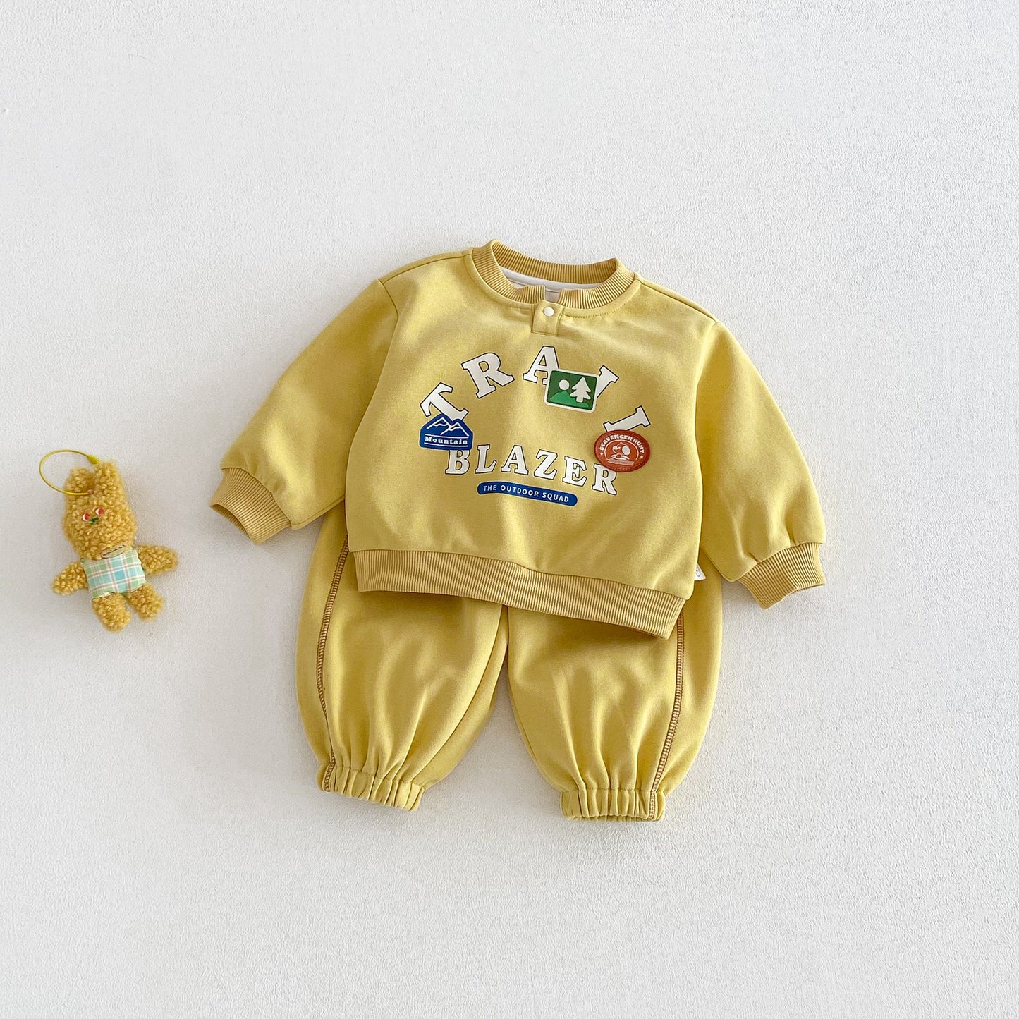 【BABY&KID】レタープリントスウェットセットアップSK103507