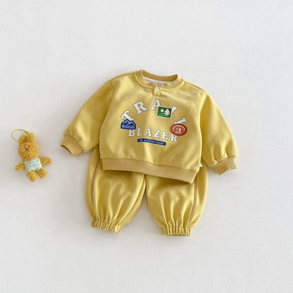 【BABY&KID】レタープリントスウェットセットアップSK103507