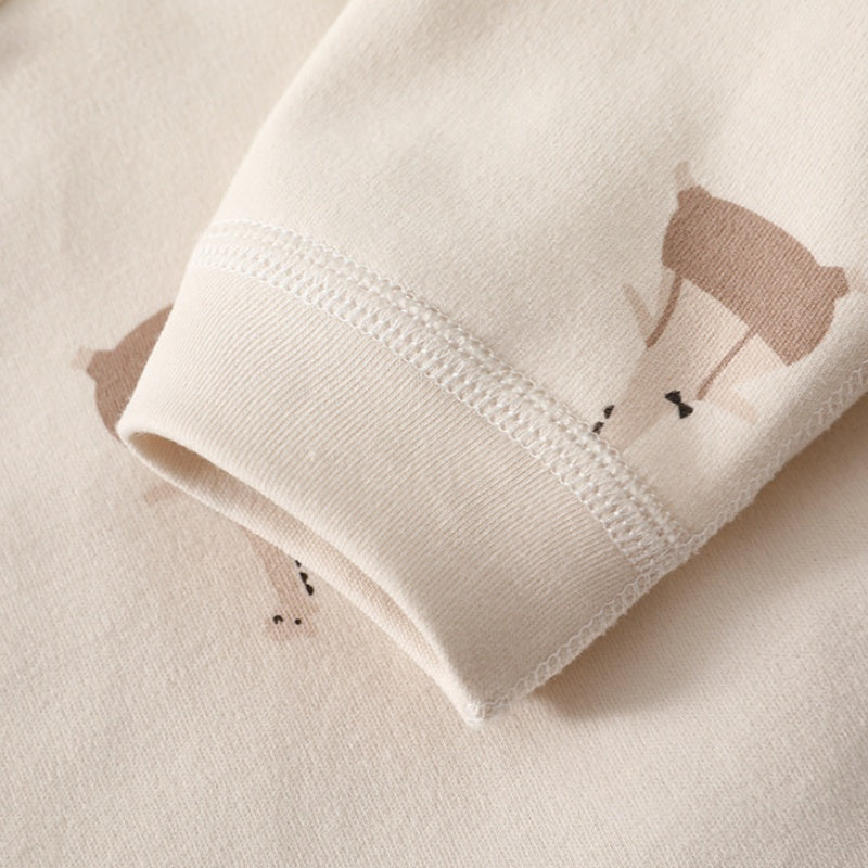 【BABY】北欧風アニマル柄カバーオールSK102602