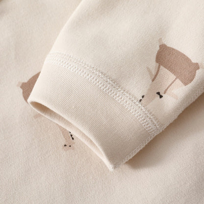 【BABY】北欧風アニマル柄カバーオールSK102602