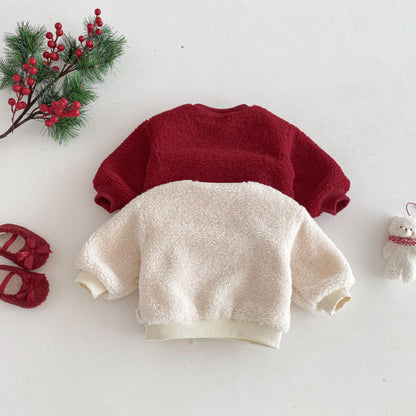 【BABY&KID】冬新作キャラ厚手トレーナーSK103033