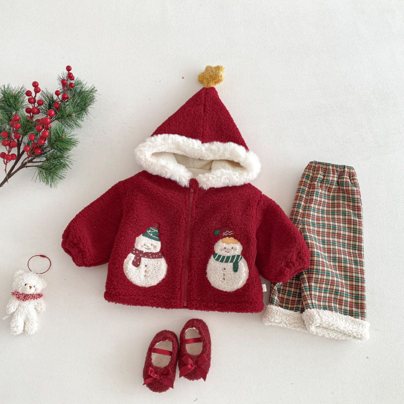 【BABY&KID】冬新作ゆきだるまあったかアウターSK103030