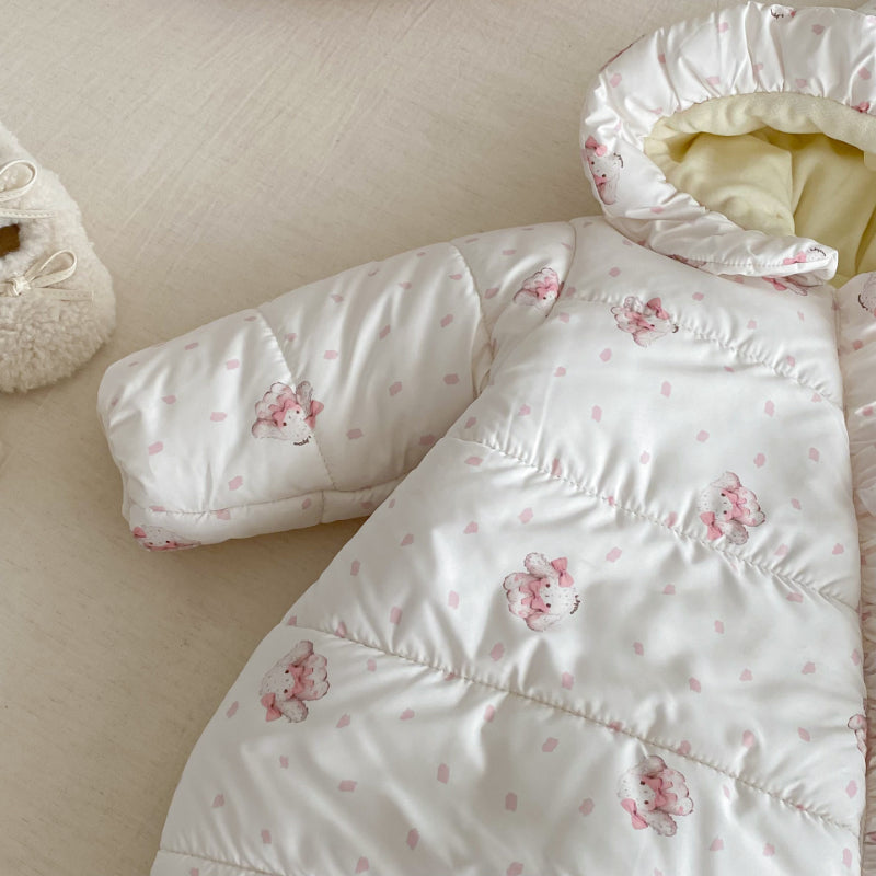 【BABY】カートゥンフードキルティングカバーオールSK102925