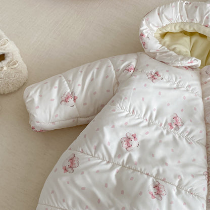 【BABY】カートゥンフードキルティングカバーオールSK102925