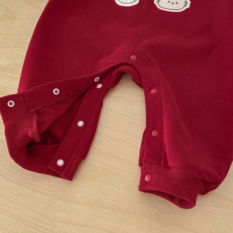 【BABY】カートゥーン重ね着風カバーオールSK103408