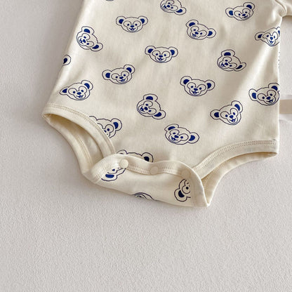 【BABY】夏新作  総柄カートゥーンロンパース、サロペット、ＴシャツSK061602