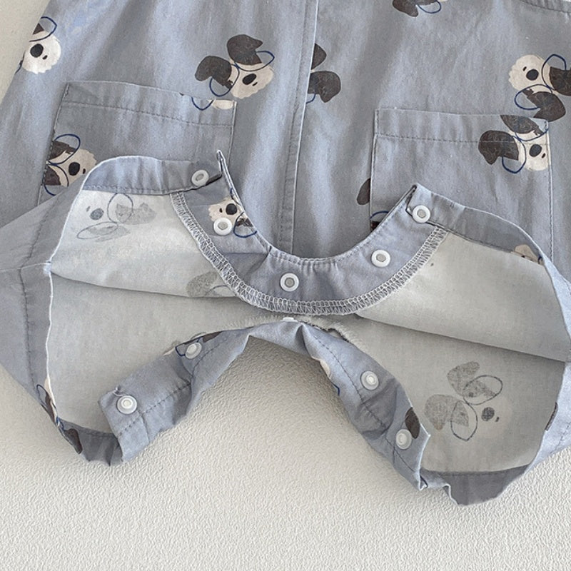 【BABY】夏新作カートゥーンサロペット＆TシャツSK104822