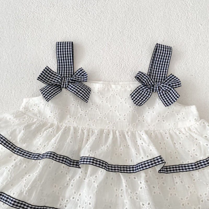 【BABY&KID】夏新作 可愛い刺繍キャミトップス＆ショートパンツSK080114
