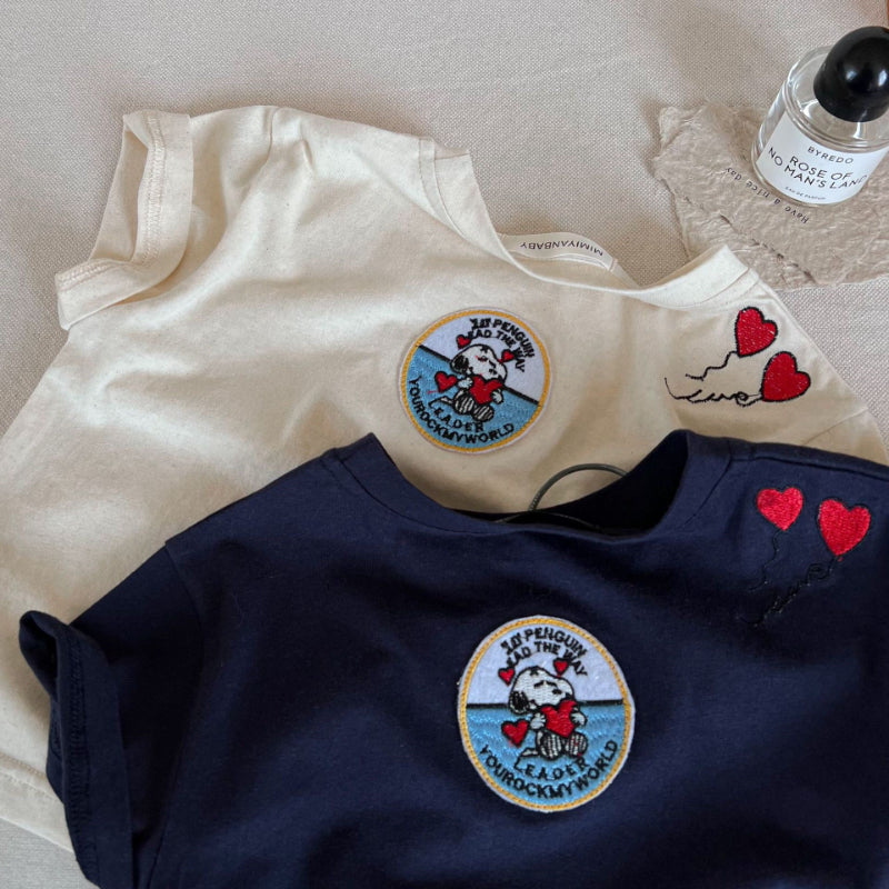 【BABY&KID】夏新作 英字柄TシャツSK080824