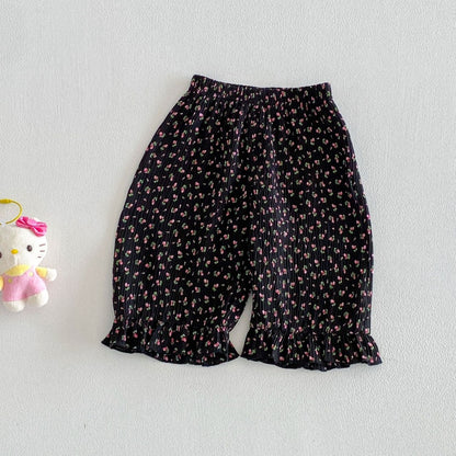 【BABY&KID】夏新作 小花柄総柄パンツSK105214