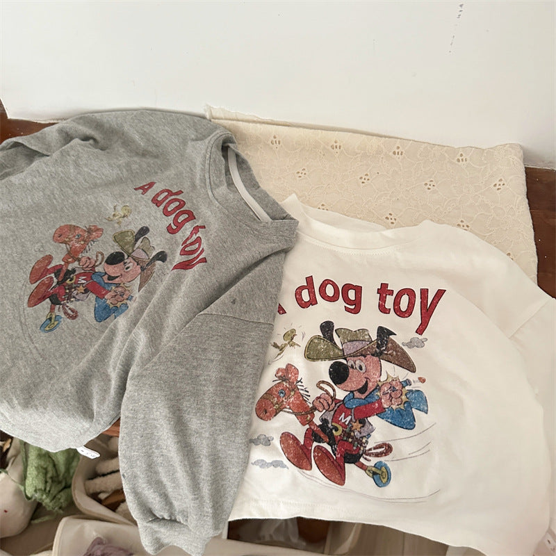 【BABY&KID】カートゥーンプリントTシャツSK101447