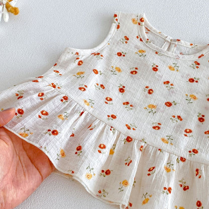 【BABY&KID】夏新作ハート、フラワーセットアップSK105911