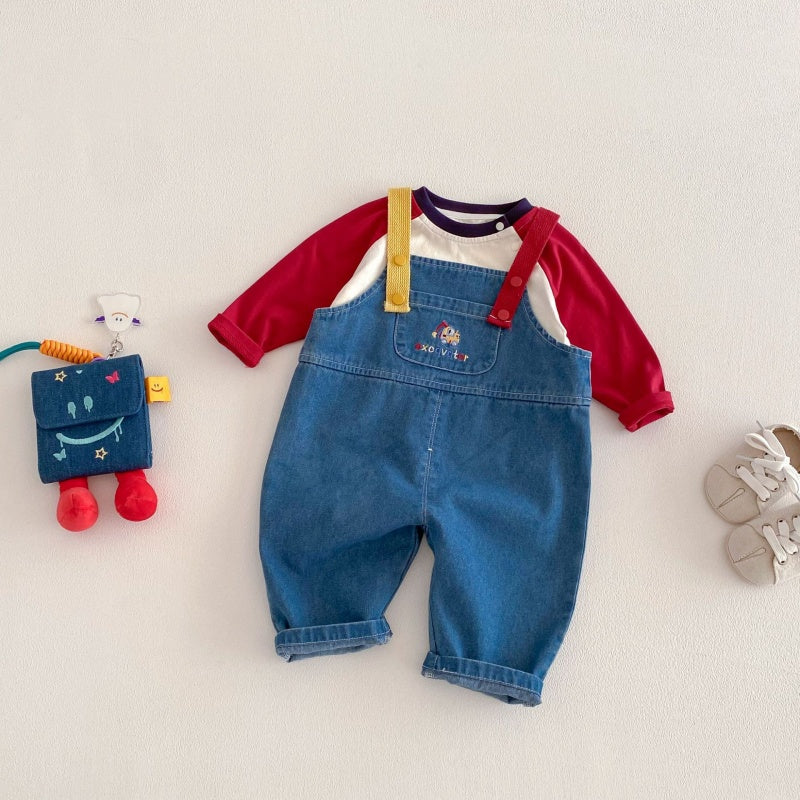 【BABY&KID】くるま柄ロンT、シャツ、サロペットSK104125