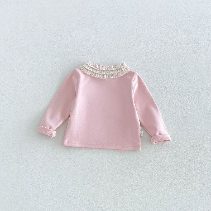 【BABY&KID】フリル襟厚手トップスSK108116