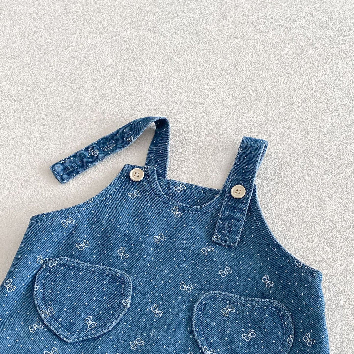 【BABY&KID】 総柄リボンプリントワンピースSK103508