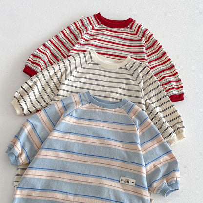 【BABY&KID】ボーダーカバーオールSK103523