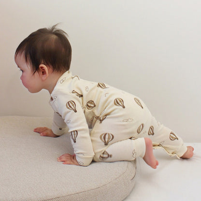 【BABY】北欧風さくらんぼ、気球柄カバーオールSK101303