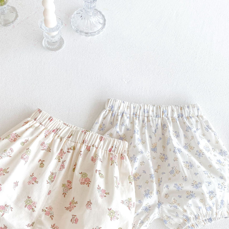 【BABY&KID】夏新作 無地キャミソール、花柄ショートパンツSK080614