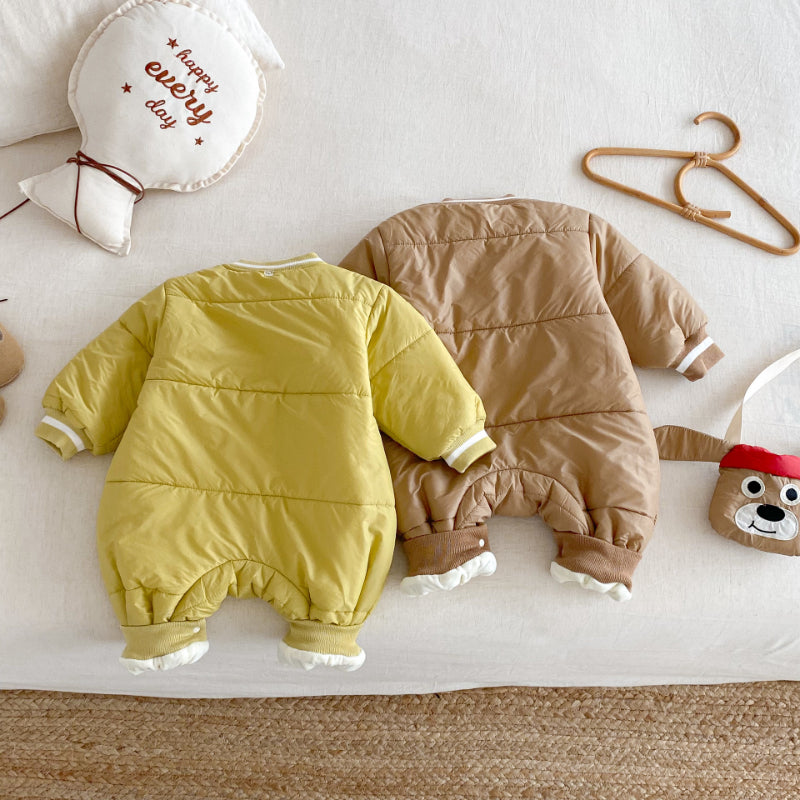 【BABY】取り外しフード裏起毛カバーオール＆バッグセットSK102913