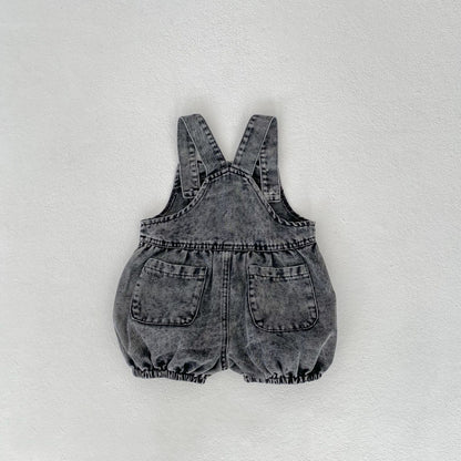 【BABY】夏新作　レトロデニムサロペット、ＴシャツSK081312