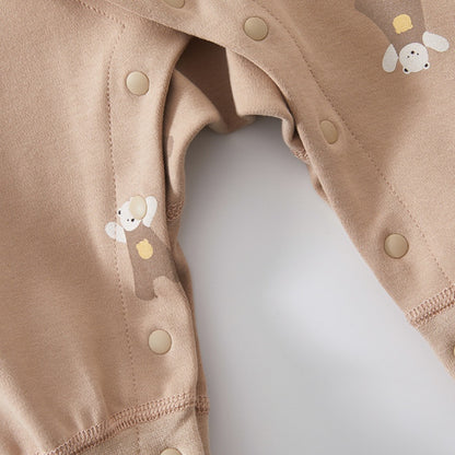 【BABY】北欧風アニマル柄綿カバーオールSK102620