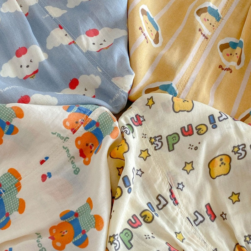 【BABY&KID】夏新作 カートゥーン薄手パンツSK105208