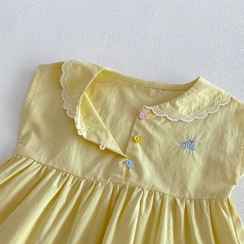 【BABY&KID】夏新作刺繍カートゥーンワンピースSK105522