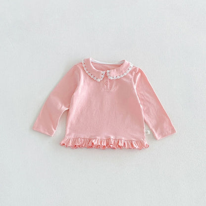 【BABY&KID】丸襟長袖トップスSK106616
