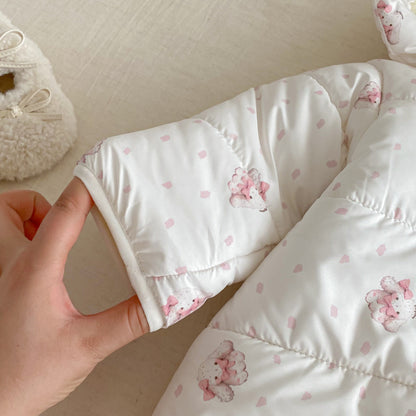 【BABY】カートゥンフードキルティングカバーオールSK102925