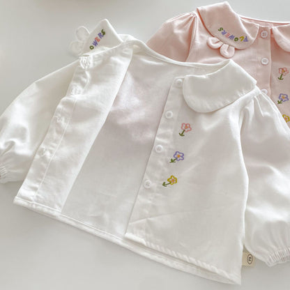 【BABY&KID】可愛い刺繍ブラウスSK100312