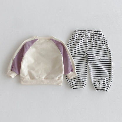 【BABY&KID】カートゥーンカジュアルセットアップSK092708