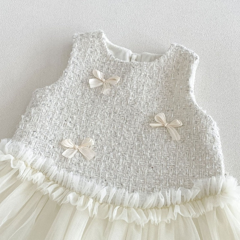【BABY&KID】ツイード風アウター、ワンピース、ニットSK108114